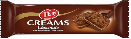 Picture of Tiffany Creams Chocolate Flavoured Cream Biscuit 84gm