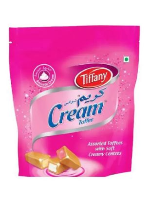 Picture of Tiffany Cream Toffee Assorted Toffees With Soft Creamy Centres Pouch 600gm