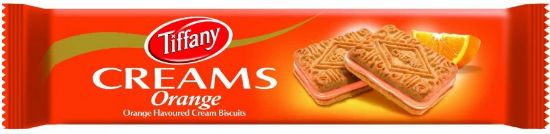 Picture of Tiffany Creams Orange Flavoured Cream Biscuit 84gm