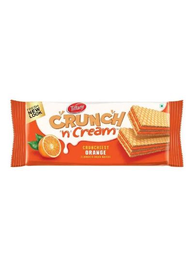 Picture of Tiffany Crunch N' Cream Crunchiest Orange Wafers 135gm