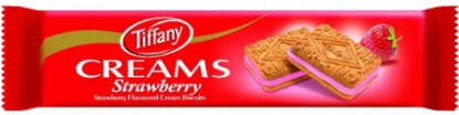 Picture of Tiffany Creams Strawberry Flavoured Cream Biscuit 84gm