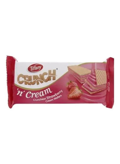 Picture of Tiffany Crunch N' Cream Wafer Strawberry 65gm