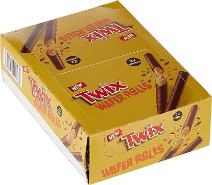 Picture of Twix Caramel Wafer Rolls 24x22.5gm