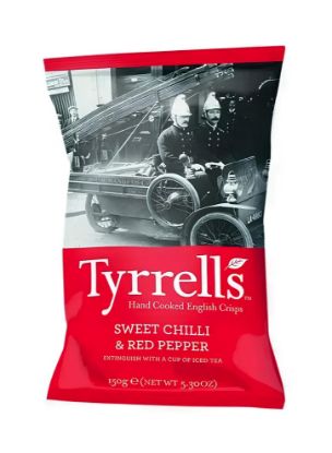 Picture of Tyrrells Sweet Chilli & Red Pepper Chips 150gm