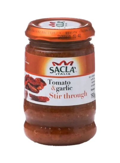 Picture of Sacla Tomato & Garlic Pasta Sauce 190gm