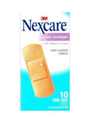 Picture of Nexcare Bandage Sheer 72x25Mm 10's