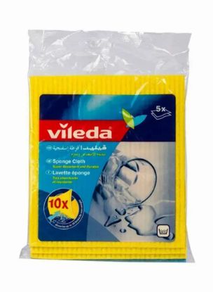 Picture of Vileda Aqua  Sponge Cloth 5pc