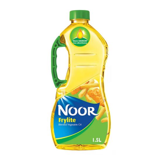 Picture of Noor Oil Fry Lite Light Frying Oilitreans Fat Free 1.5litre