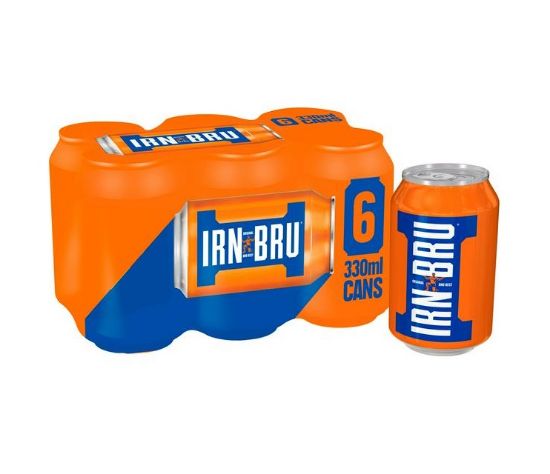 Picture of Irn Bru Carbonated Drink Orginal 6x330ml