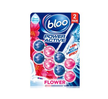 Picture of Bloo Flowers Power Active Toilet Rim Block 1pc