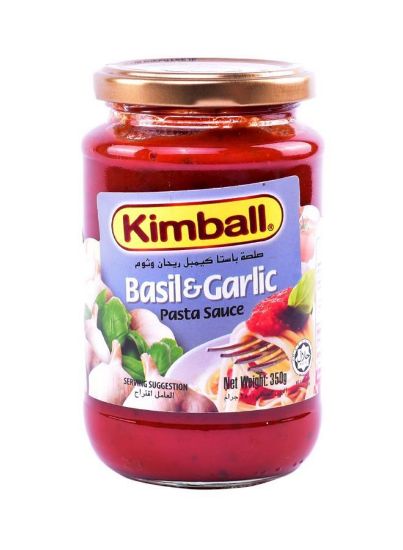 Picture of Kimball Garlic & Basil Pasta Sauce 350gm