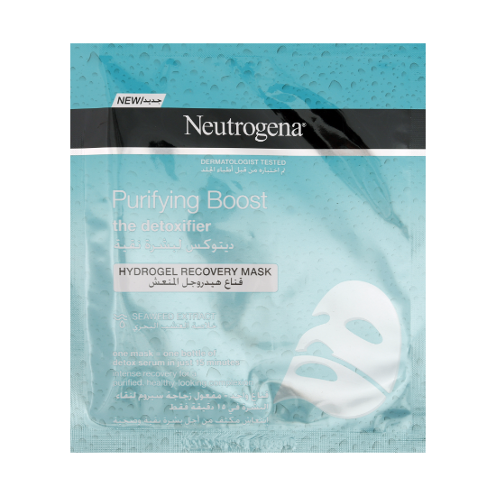 Picture of Neutrogena The Detoxifier Purifyng Boost Hydrogel Recovery Mask 30ml