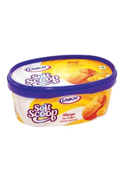 Picture of Unikai Soft Scoop Ice Cream Mango 1ltr