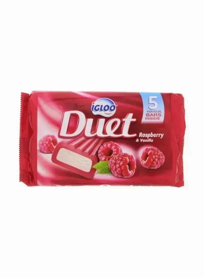 Picture of Igloo Duet Ice Cream Raspberry & Vanilla 65ml