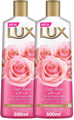 Picture of Lux Body Wash Soft Rose Delicate Fragrance 2x250ml