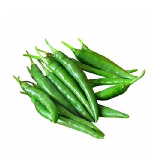 Picture of Organic Hot Green Chili Pepper 250gm