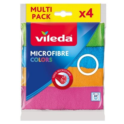 Picture of Vileda Microfibre Colors Cloths 4pc