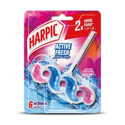 Picture of Harpic Toilet Rim Block Tropical Blossom 35gm