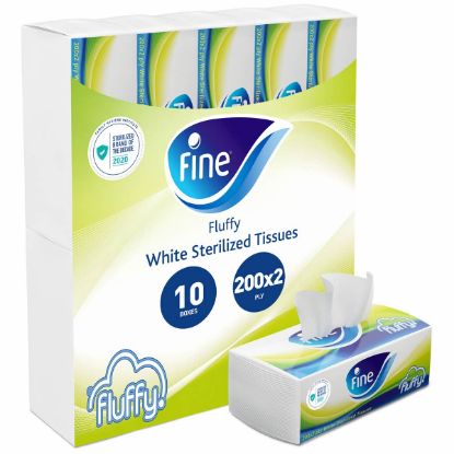 Picture of Fine Facial Tissue Fluffy 2Ply 10x200's