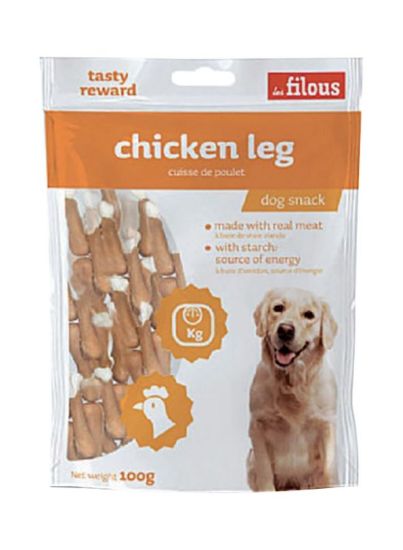 Picture of Les Filous Dog Food Chicken Leg 100gm