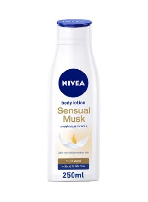 Picture of Nivea Body Lotion Sensual Musk Moisturizes & Cares 250ml