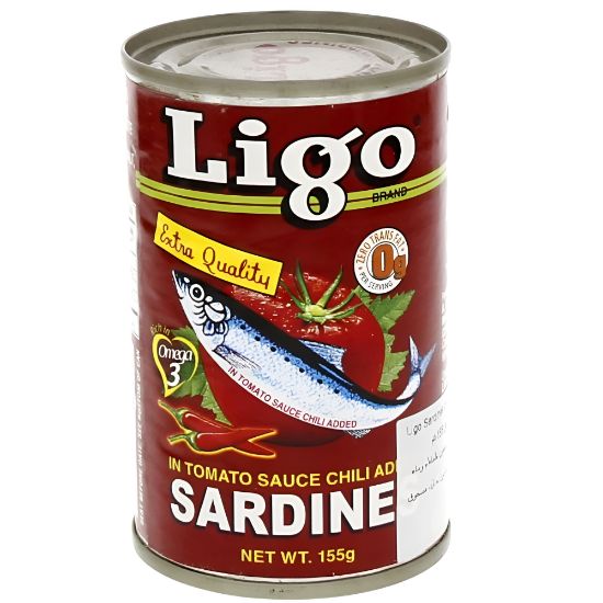 Picture of Ligo Sardines Tomato Sauce Chili Added Omega 3 155gm