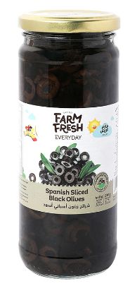 Picture of Farm Fresh Olives Black Sliced 440gm