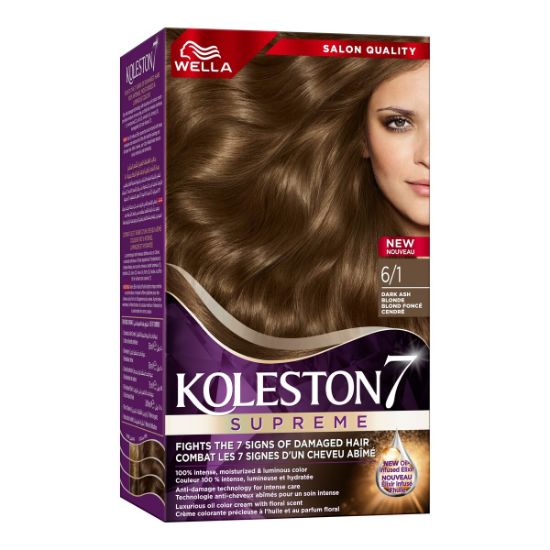 Picture of Wella Koleston Lightest Hair Colour 6/1 Ash Brown 1pc