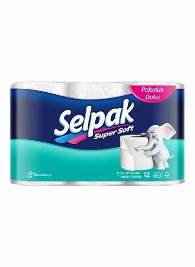 Picture of Selpak Toilet Roll Super Soft 12 Rolls