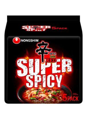 Picture of Nongshim Noodle Red Super Spicy 5x120gm