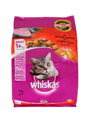 Picture of Whiskas Cat Food Adult Gourmet Seafood 3kg