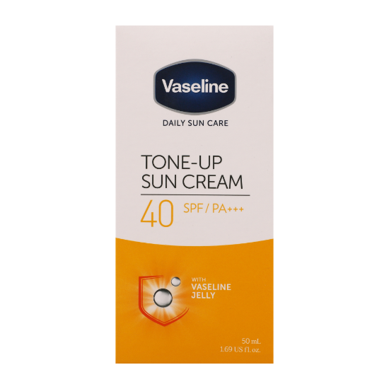 Picture of Vaseline Daily Sun Care Tone Up Sun Cream 40-SPF With Vaseline Jelly 50ml