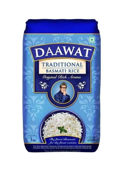 Picture of Daawat Traditional Long Grain Basmati Rice 1kg