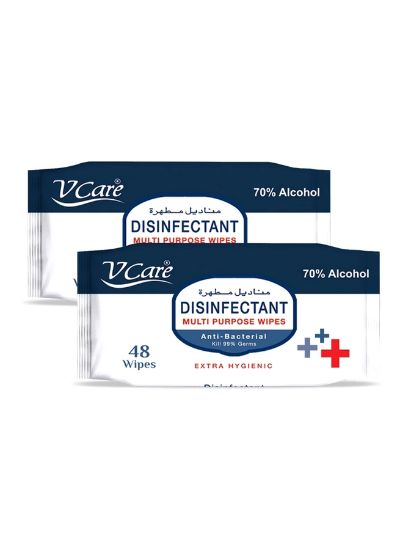 Picture of Vcare Wipes Disinfecting Multi-Purpose 2x48'a