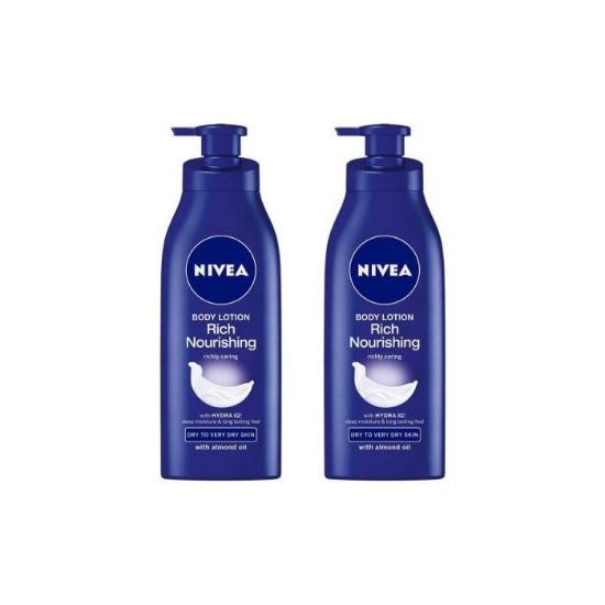 Picture of Nivea Body Lotion For Dry Skin 400ml, Pack of 2