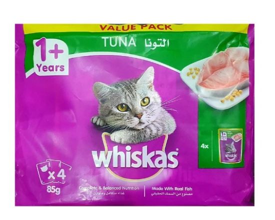 Picture of Whiskas Cat Food Tuna 4x80gm