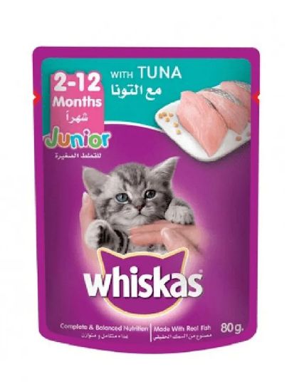 Picture of Whiskas Cat Food Tuna Junior 80gm