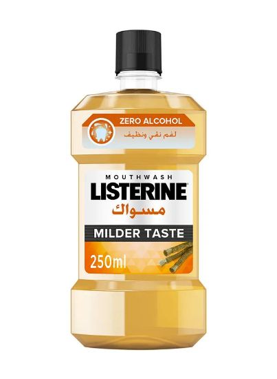 Picture of Listerine Mouth Wash Miswak Extract Long Lasting Fresh Breath 250ml