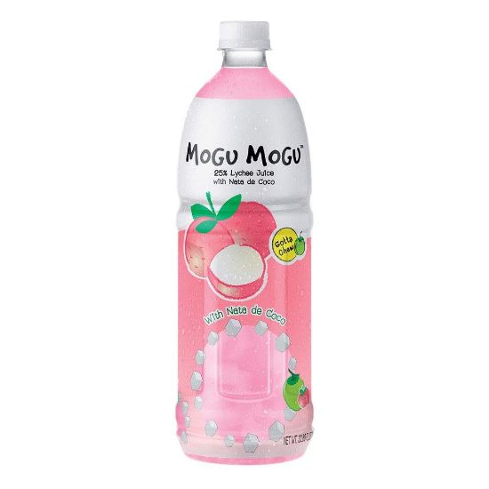 Picture of Mogu Mogu Lychee Juice With Nata 1ltr