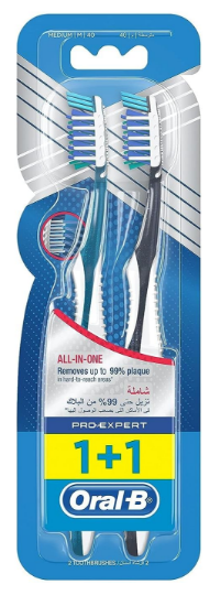 Picture of Oral-B Toothbrush 3D Fresh Medium (1+1 Pack)