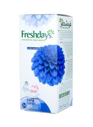 Picture of Freshdays Pantyliners Daily Comfort Long 24's