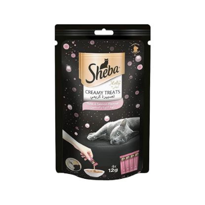 Picture of Sheba Cat Food Creamy Treats Tuna & Salmon 48gm