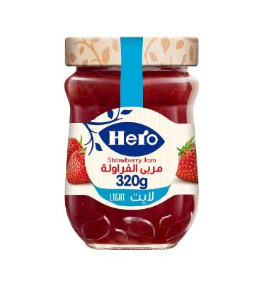 Picture of Hero Light Strawberry Jam, 320gm