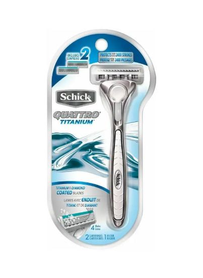 Picture of Schick Razor Quattro Titanium 6pc