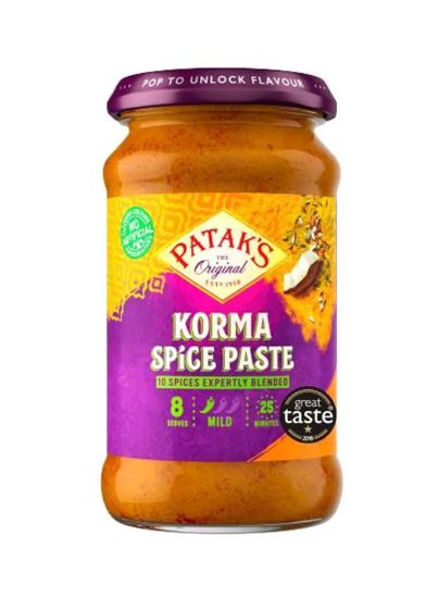 Picture of Patak's The Original Korma Spice Paste Mild Spicy Serves 8 290gm