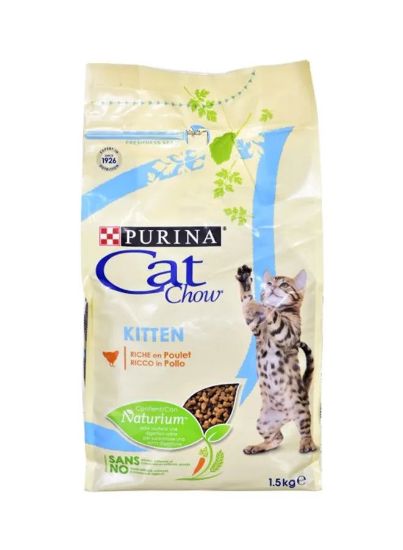 Picture of Purina Cat Chow Kitten Rich in Chicken food 1.5kg