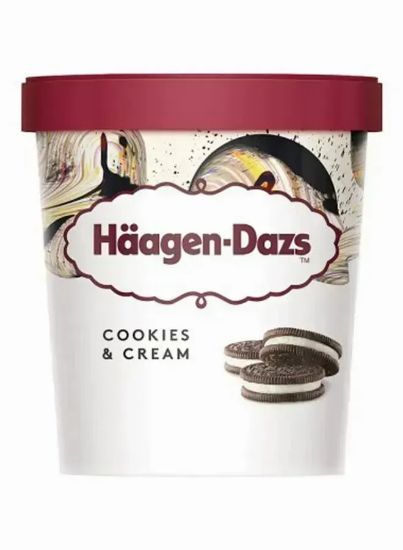 Picture of Haagen Dazs Ice Cream Cookies & Cream 460ml