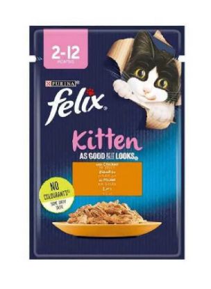 Picture of Purina Felix Kitten With Chicken In Jelly 85gm