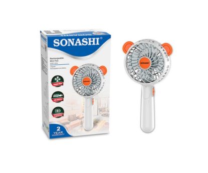 Picture of Sonashi 4 Inch Rechargeable Mini Fan SRF-004, 1pc