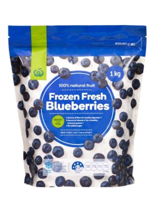 Picture of Woolworths Frozen Blueberries 1kg